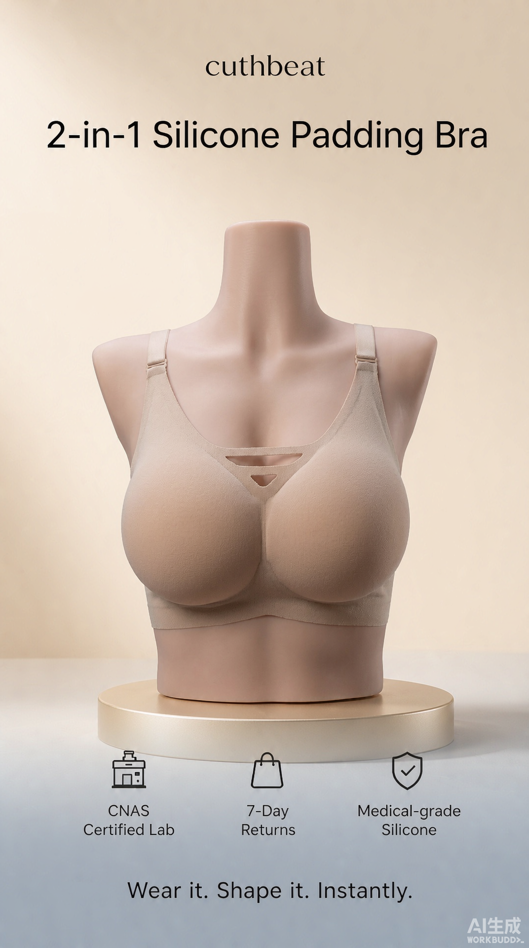 Silicone Form Bra