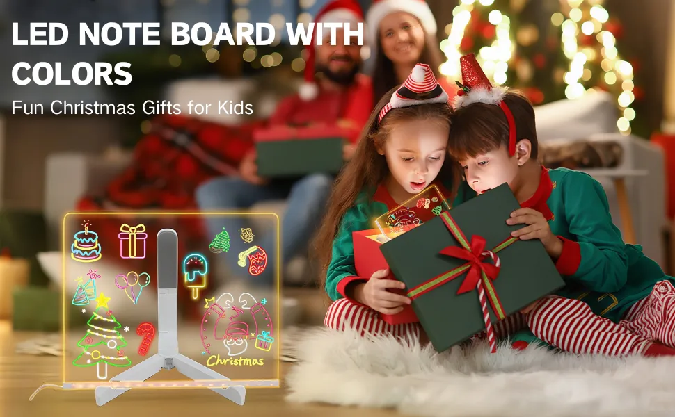 Light up drawing tablet