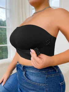 strapless bra with clear straps